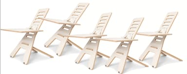 ErgoFinland GetUpDesk Light Inkl Rack Och Fodral 5-Pack 
