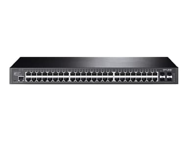 TP-Link JetStream TL-SG3452 nettverkssvitsj Håndtert L2 Gigabit Ethernet (10/100/1000) 1U Sort 
