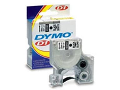 Dymo Tape D1 12mm Röd/Vit 