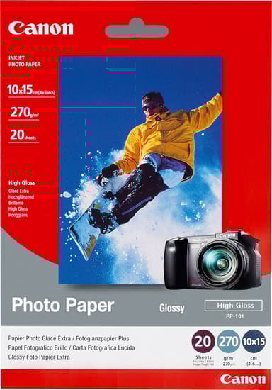 Canon Papper Photo+ Glossy II PP-201 10X15cm 50-Ark 275g 