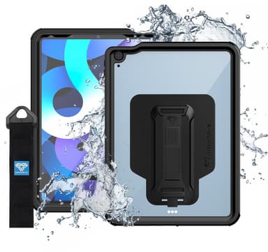 Armor-X Waterdichte hoes iPad Air 10.9" 4th gen iPad Air 10.9" 5th gen Zwart