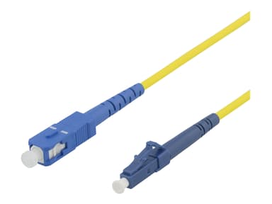 Deltaco LCSC-85 InfiniBand/fibre optic cable 5 m LC SC Gul 5m LC SC OS1/OS2