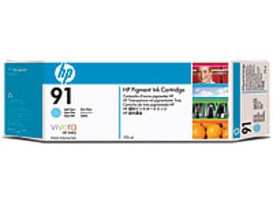 HP Muste Kevyt Syaani No.91 - Z6100 775ml 