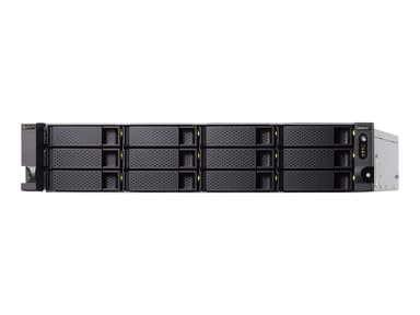 QNAP TS-h1283XU-RP NAS Rack (2U) Ethernet/bredbåndsforbindelse Sort, Grå E-2236