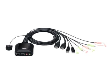 Aten Cs22h 2-port 4k Hdmi Kvm Switch 