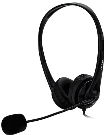 Acutek 218U Volume Controll USB Stereo USB-A Zwart