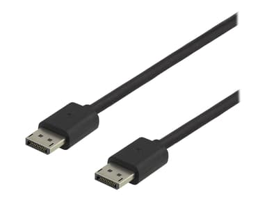 Deltaco DP8K-1010 DisplayPort-kabel 1 m Svart 1m DisplayPort DisplayPort Svart