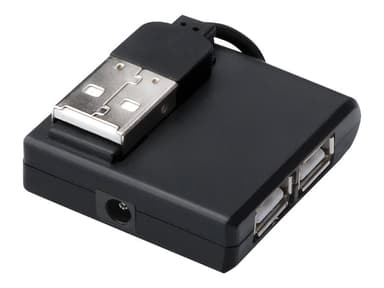 Microconnect MC-USB2.0HUB4P grensesnitt-hub USB 2.0 400 Mbit/s Sort USB 2.0 USB 2.0