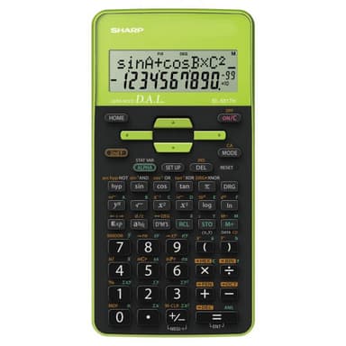 Sharp Teknisk kalkulator EL-531TH Grønn