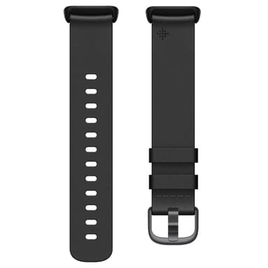 Fitbit Armbånd Leather Black Small – Charge 5
