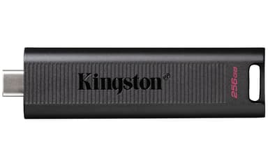 Kingston Technology DataTraveler Max USB-muisti 256 GB USB Type-C 3.2 Gen 2 (3.1 Gen 2) Musta 256GB USB Type-C Musta