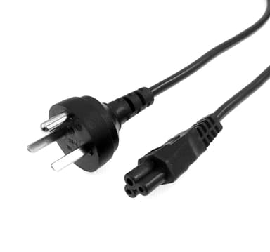 Microconnect Strømkabel 1.8m. C5 forbinder Sort