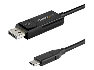 Startech USB-C kabel 8K 60Hz/4K 2m USB C DisplayPort Zwart