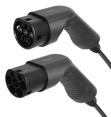 Deltaco E-charge, Cable Type 2 - Type 2, 1 Phase, 16a, 3m 