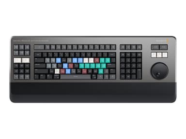 Blackmagic Design DaVinci Resolve Editor näppäimistö Huolto QWERTY musta, Harmaa 