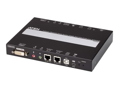Aten 1-Lokaal/Op Afstand Delen en Toegang Enkele poort DVI KVM over IP-schakelaar 