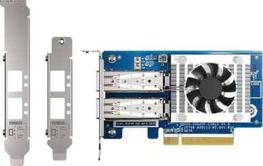 QNAP QXG-25G2SF-CX6 nettverkskort Intern Fiber 25000 Mbit/s 