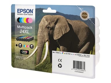 Epson Elephant Multipack 6-colours 24 Claria Photo HD Ink 