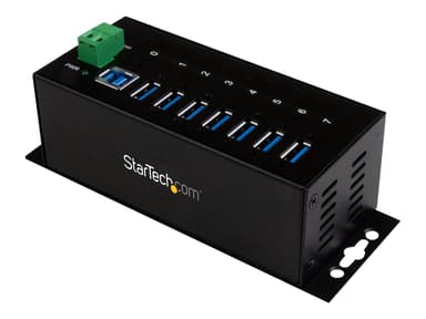 Startech 7 Port Industrial USB 3.0 Hub with ESD & 350W Surge Protection USB 3.2 Gen 1 (3.1 Gen 1) Type-B USB 3.2 Gen 1 (3.1 Gen 1) Type-A