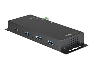 Startech 4 Port USB C Hub 10Gbps - Metal Industrial ESD & Surge Protection