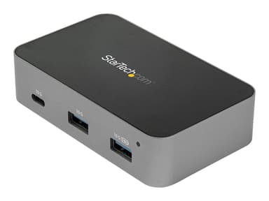 Startech 3 Port USB C hub Ethernet Adapter 10 Gbit/s Powered USB 3.2 Gen 2 (3.1 Gen 2) Type-C RJ-45, USB 3.2 Gen 2 (3.1 Gen 2) Type-A, USB 3.2 Gen 2 (3.1 Gen 2) Type-C