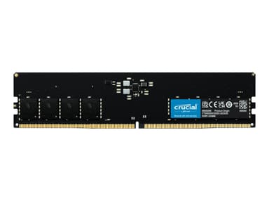 Crucial CT16G48C40U5 hukommelsesmodul 16 GB 1 x 16 GB DDR5 4800 MHz Fejlkorrigerende kode 16GB 4800MHz DDR5