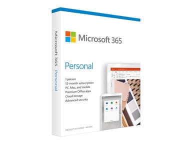 Microsoft 365 Personal Fin 1yr Subs Medialess 