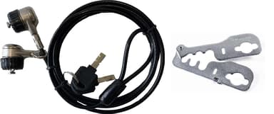 Prokord Laptop Lock Double Head + Kensington Cablesaver Kit