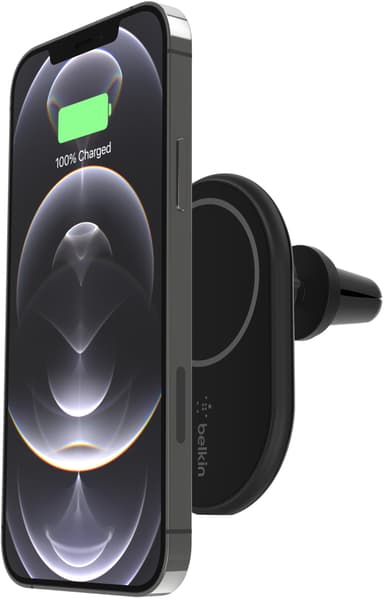 Belkin Trådlös laddningshållare för bil + bilströmsadapter Svart 1.2m