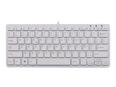 R-Go Tools Compact Keyboard White #be 