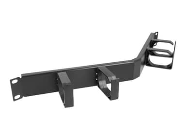 Delock Kabelhanteringspanel 19" 1U Svart 