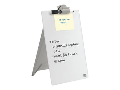 Nobo Glastavle Bord 22x30cm Hvid 