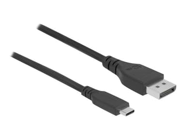 Delock Bidirectional cable 1.5m USB-C DisplayPort Musta
