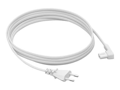 SONOS One/play:1 Long Power Cable 3.5 M White 3.5m 2-pinninen jakorasia Valkoinen