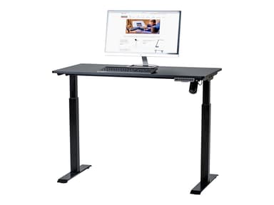 Sun-Flex Skrivebord hev/senk 120x60 cm Svart 