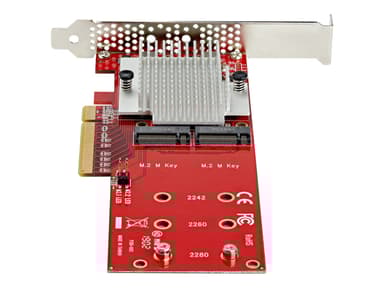 Startech X8 dual m.2 PCIe SSD adapter 