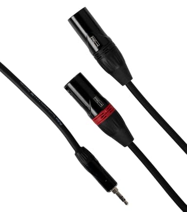 Pulse Sound Signal Cable 3,5MM - 2x XLRM 3M 