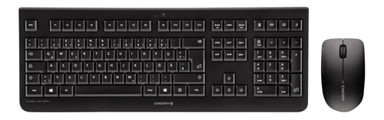 Cherry DW 3000 tangentbord Mus inkluderad RF Trådlös QWERTY Nordic Svart Nordisk
