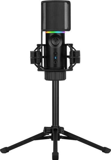 STREAMPLIFY MIC RGB -kolmijalkamikrofoni 