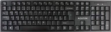 Acutek AK-200WL tastatur RF trådløst QWERTY Nordisk Trådløs Nordisk