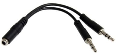 Hama Headset Adapter 3.5mm 4-Pin - 2 X 3.5mm 0.13m 3.5mm 2 x 3.5mm