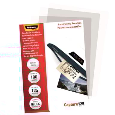 Fellowes Laminating Pouches Capture 125 micron 
