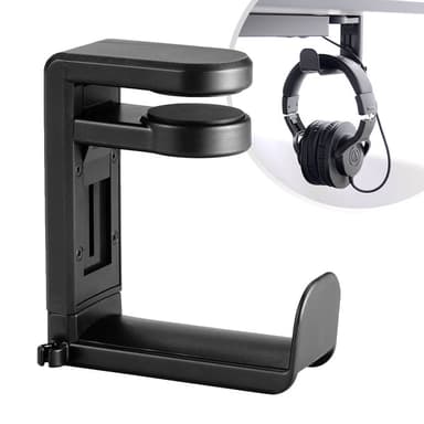 Desire2 Holder skrivebordsmonteret til hovedtelefoner/headset sort 