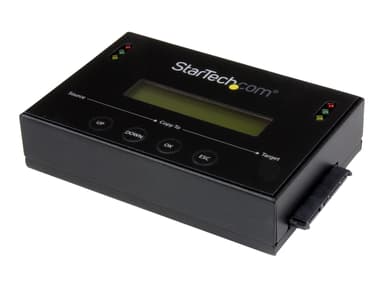 Startech StarTech.com SATDUP11IMG levyjen monistuslaite HDD-/SSD-monistaja Musta 