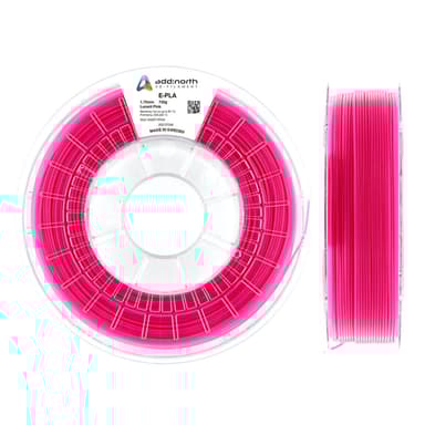 Addnorth E-PLA - 1.75mm - 750g Lysande Rosa 