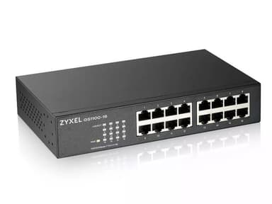 Zyxel GS1100-16 Ikke administreret Gigabit Ethernet (10/100/1000)