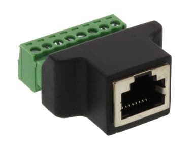Direktronik RJ45 hona till skruvplint 