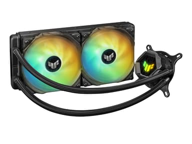 ASUS TUF-GAMING-LC-240-ARGB Processor Alt-i-en væskekøler 12 cm Sort 1 stk AiO væskekøler Sort