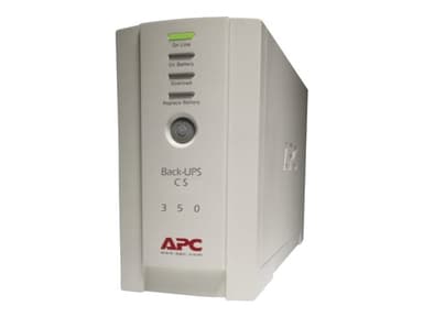 APC Back-UPS UPS-enhed Standby (offline) 0,35 kVA 210 W 4 AC stikkontakt(er)
