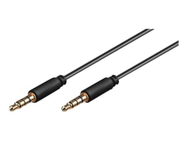 Microconnect IPOD017 ljudkabel 1,5 m 3,5mm Svart 1.5m 3.5mm 3,5mm